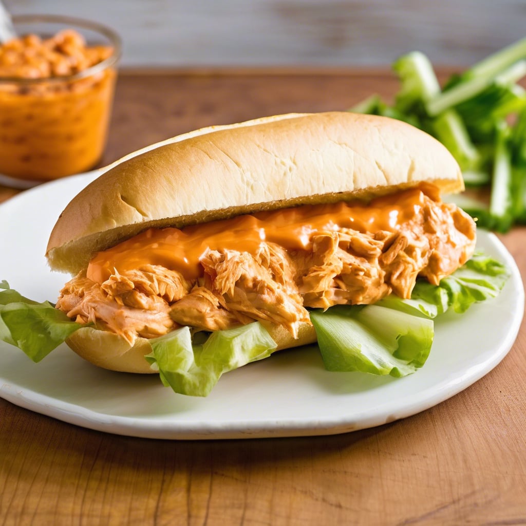 Buffalo Chicken Dip Sandwiches