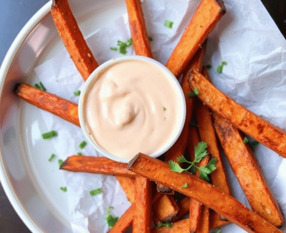 Homemade Airfryer Sweet Potato Fries